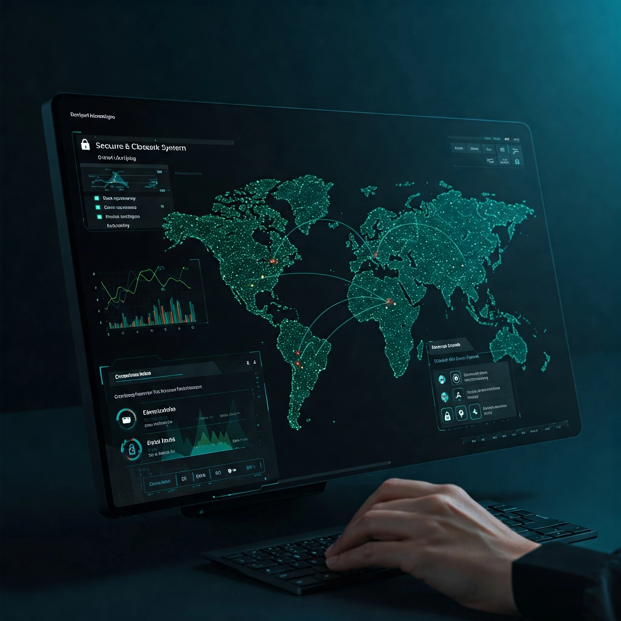High-performance web application dashboard with real-time analytics