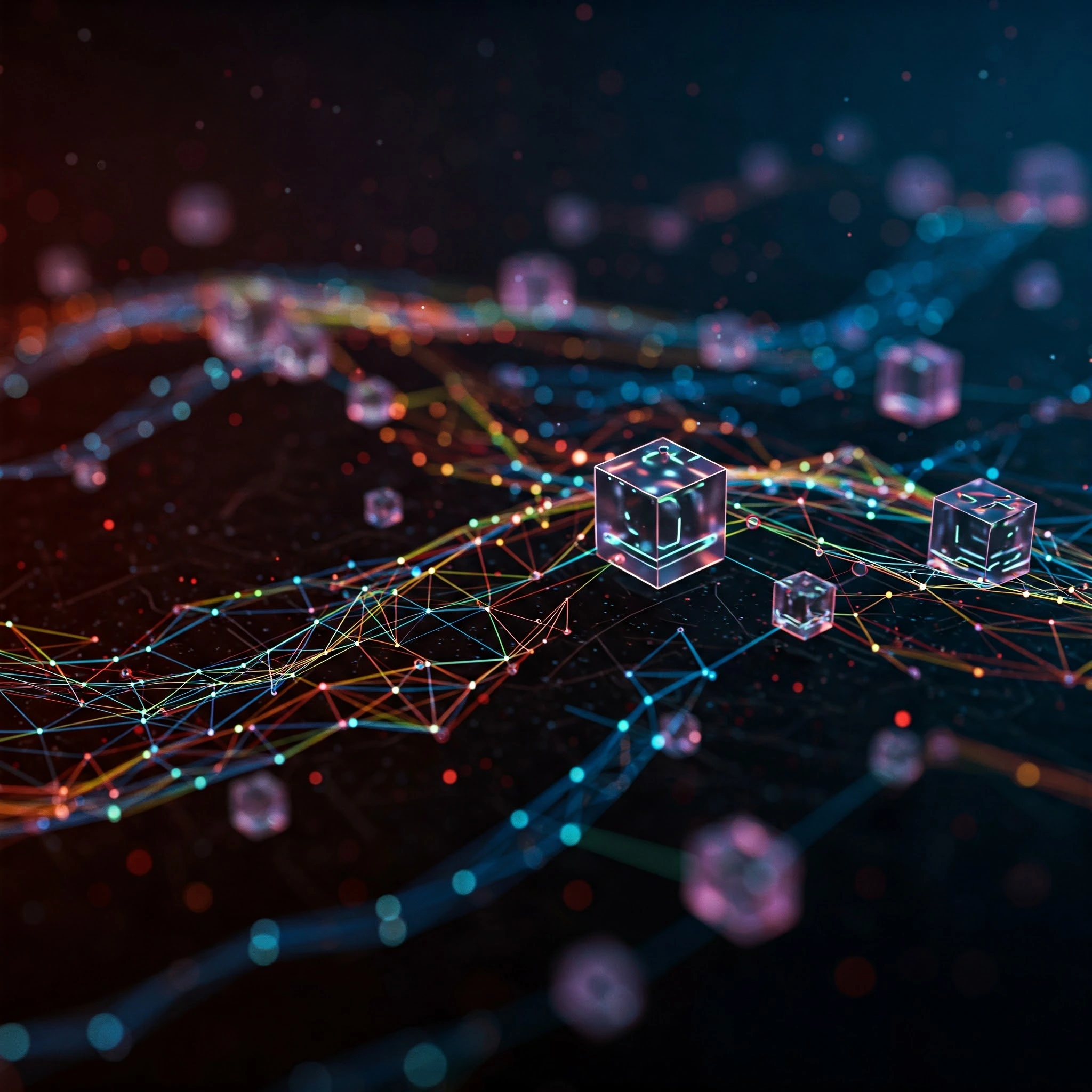Dynamic visualization of interconnected blockchain network nodes